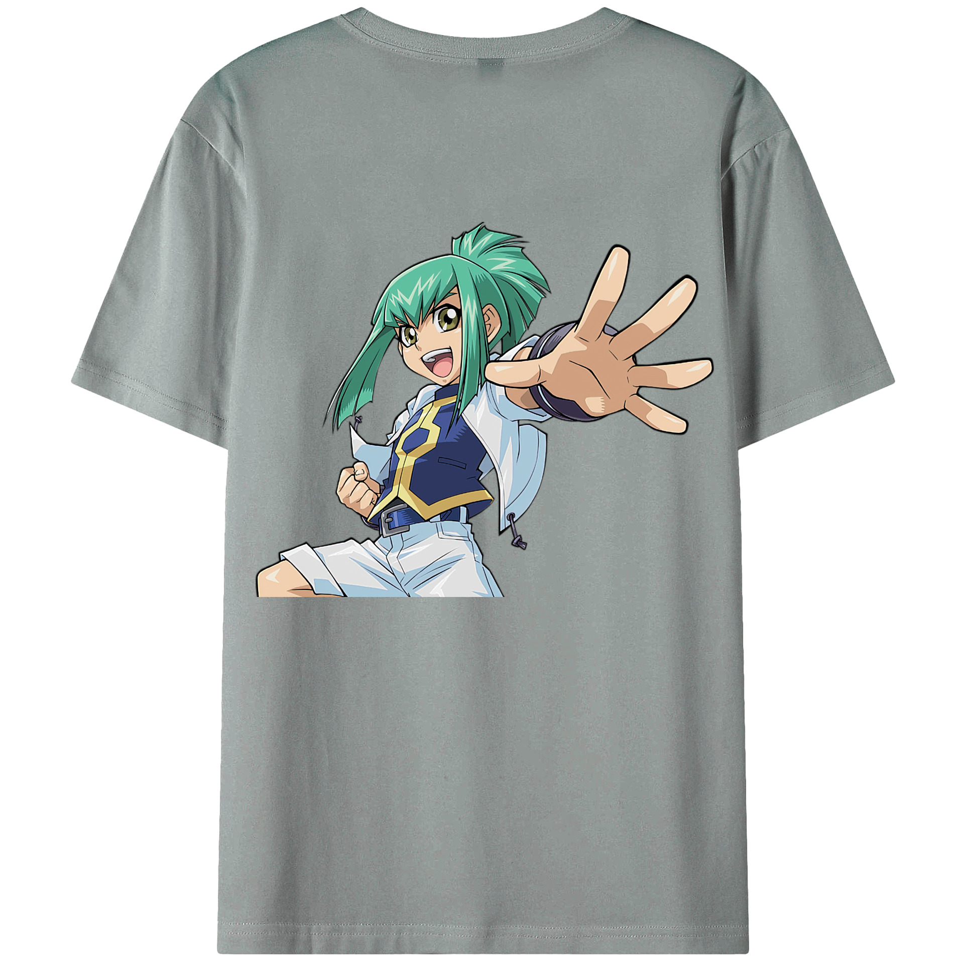 （画像用） 遊☆戯☆王 Yu-Gi-Oh! 綿100％ メンズ半袖Tシャツ（バックプリント） 通気性